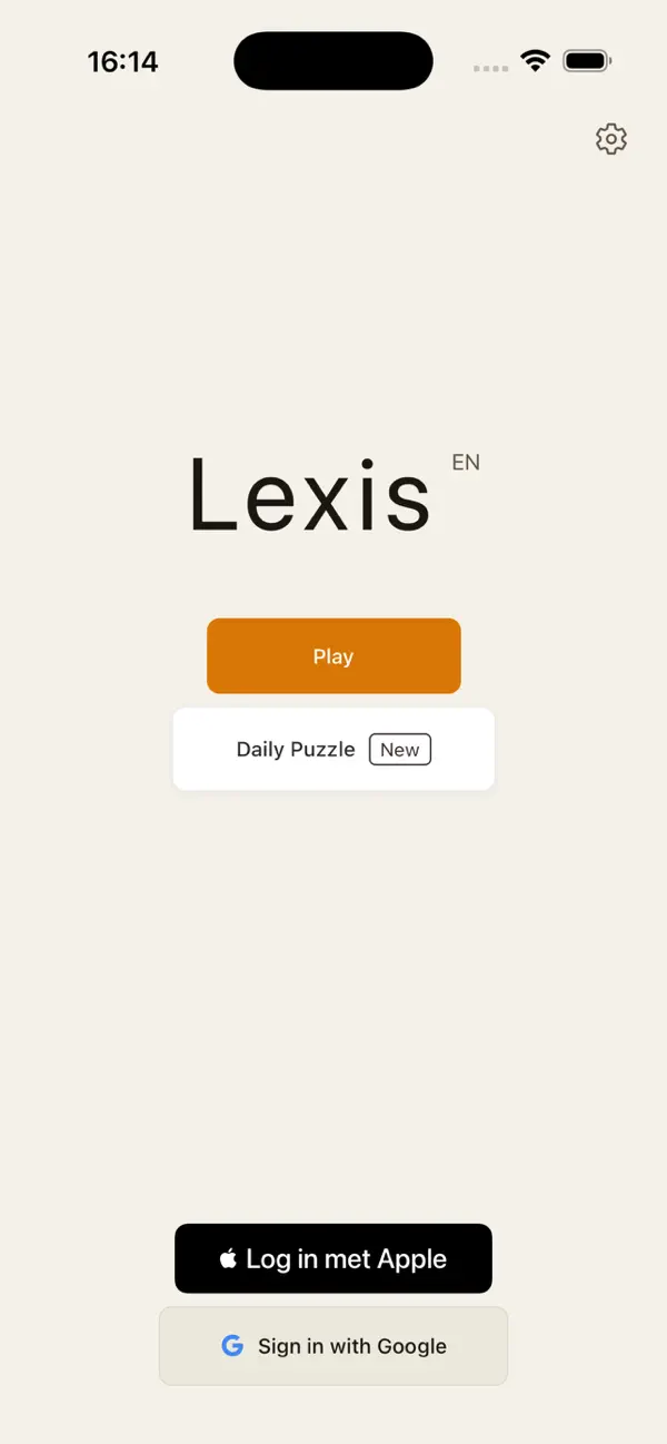 Lexis, a word finder game