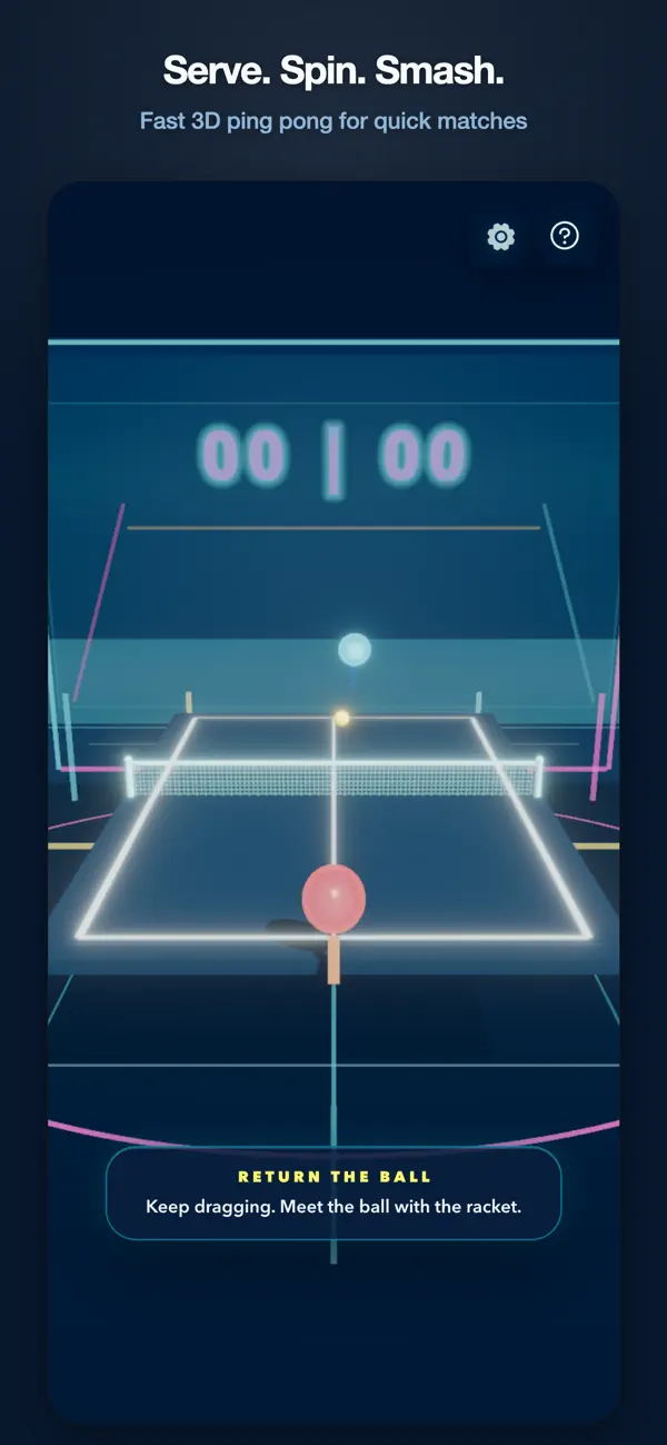 Neon Ping Pong: Table Tennis