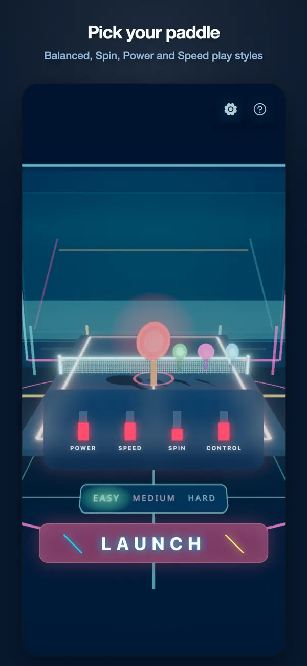 Neon Ping Pong: Table Tennis