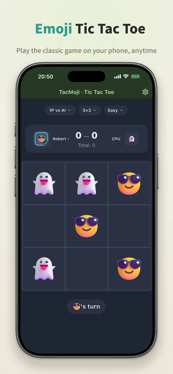 TacMoji · Tic-Tac-Toe