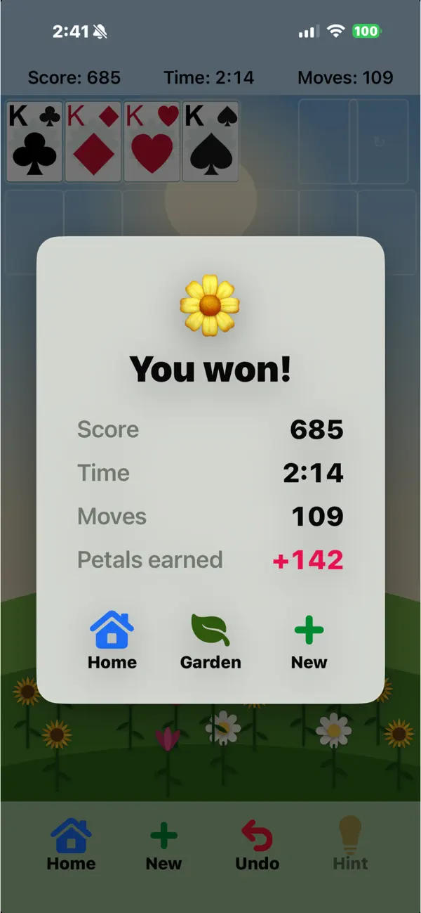 Daisy Garden Solitaire