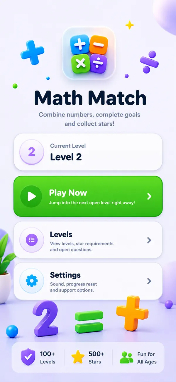 Math Match: Number Game
