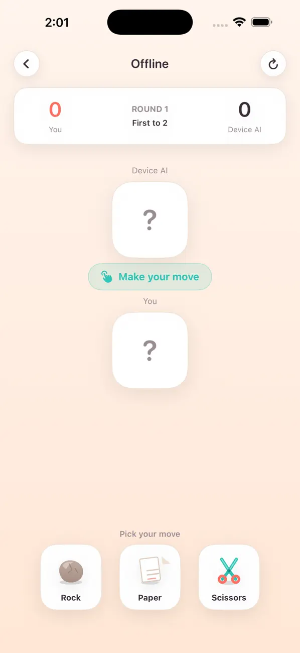 Rock Paper Scissors - Online