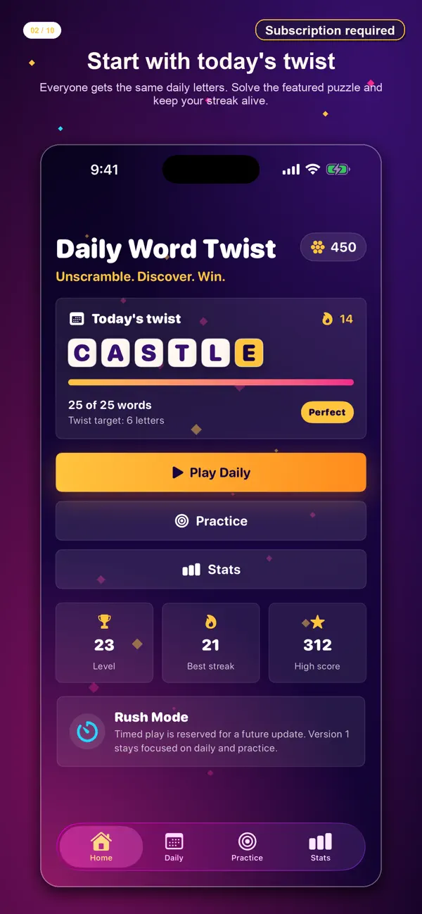 Daily Word Twist: Anagrams