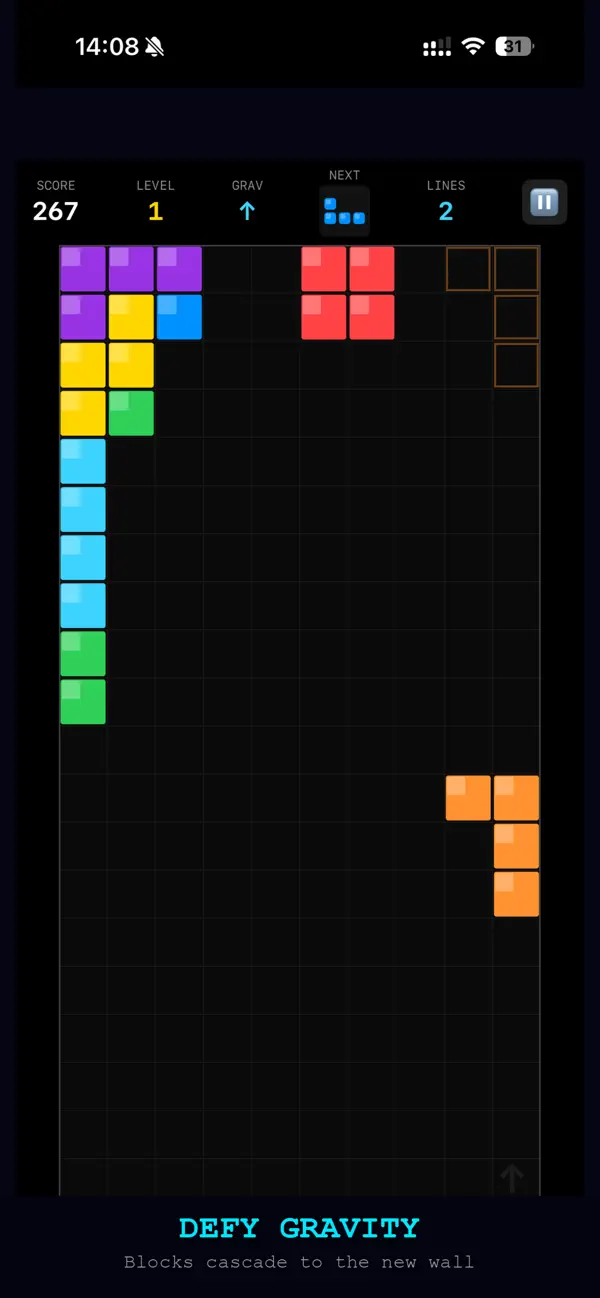 GRAVITATOR: Block Puzzle