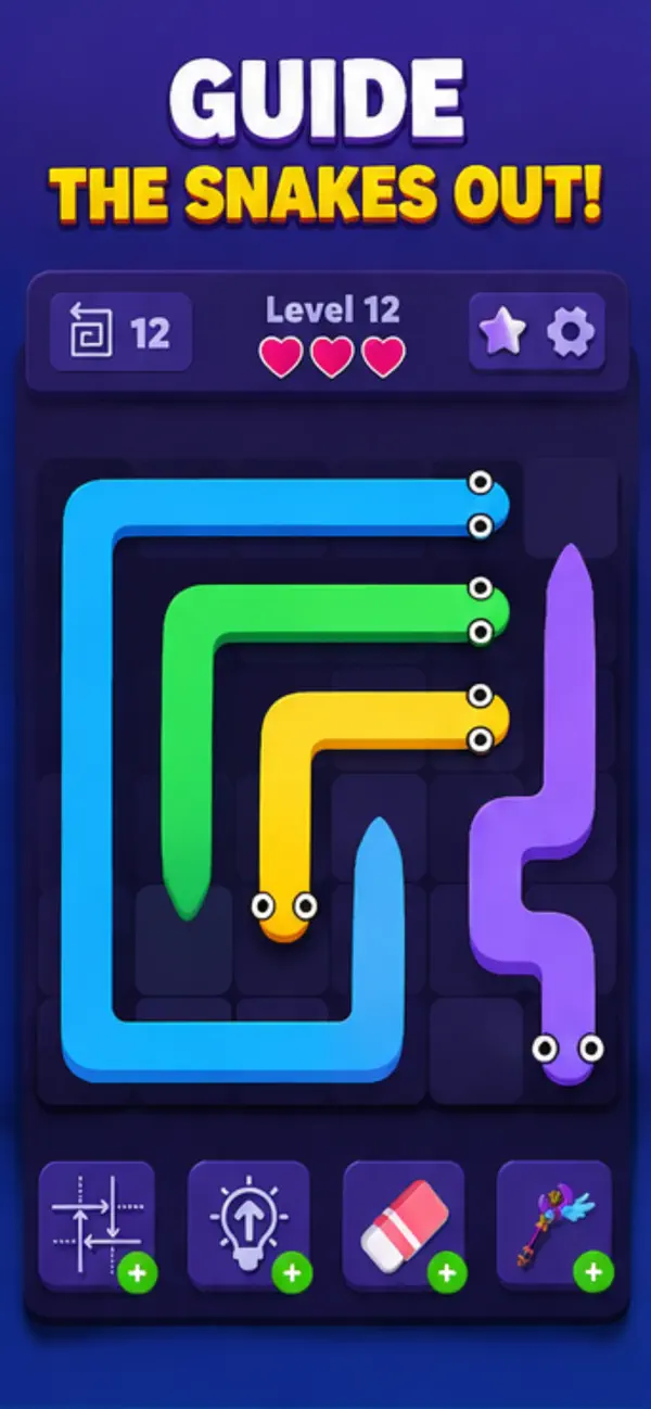 Snake Out - Brain Puzzle