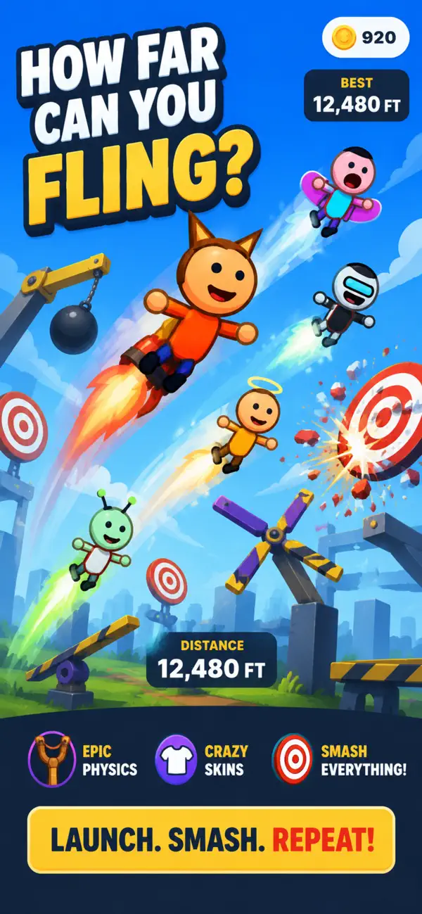 Fling the Human: Slingshot