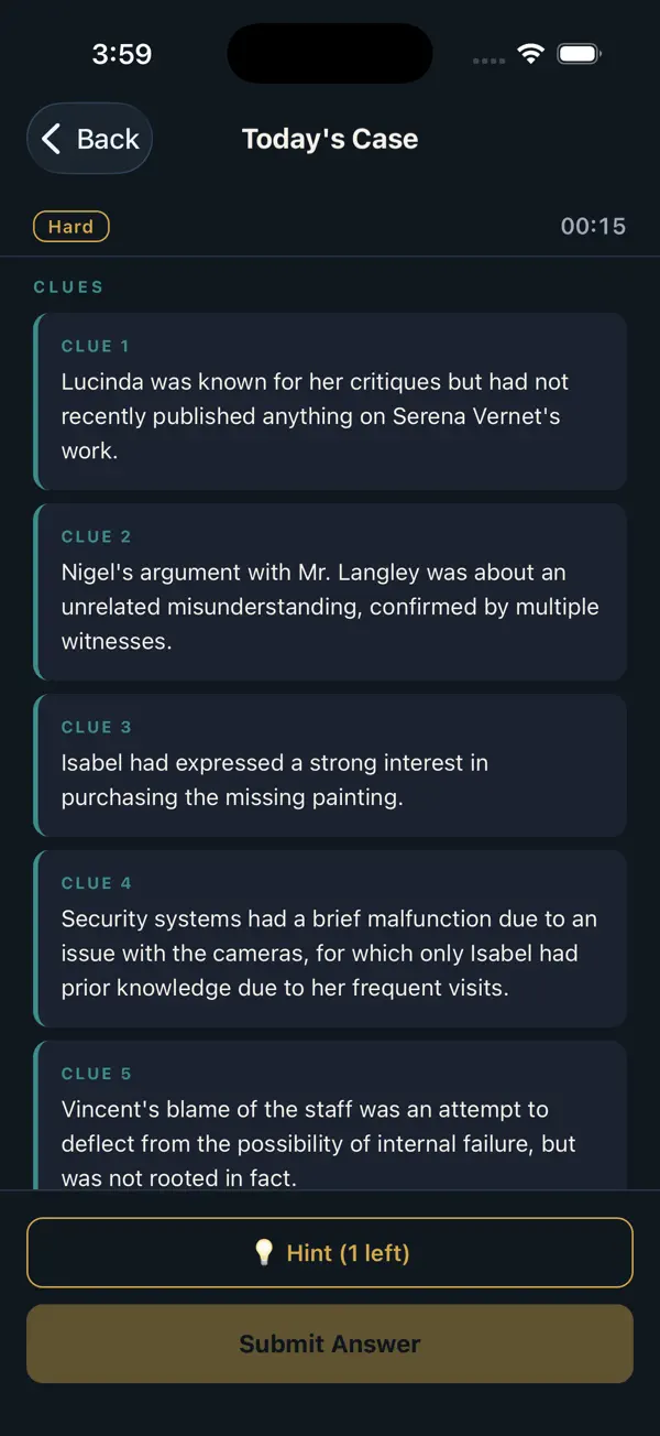 5 Clues Mystery
