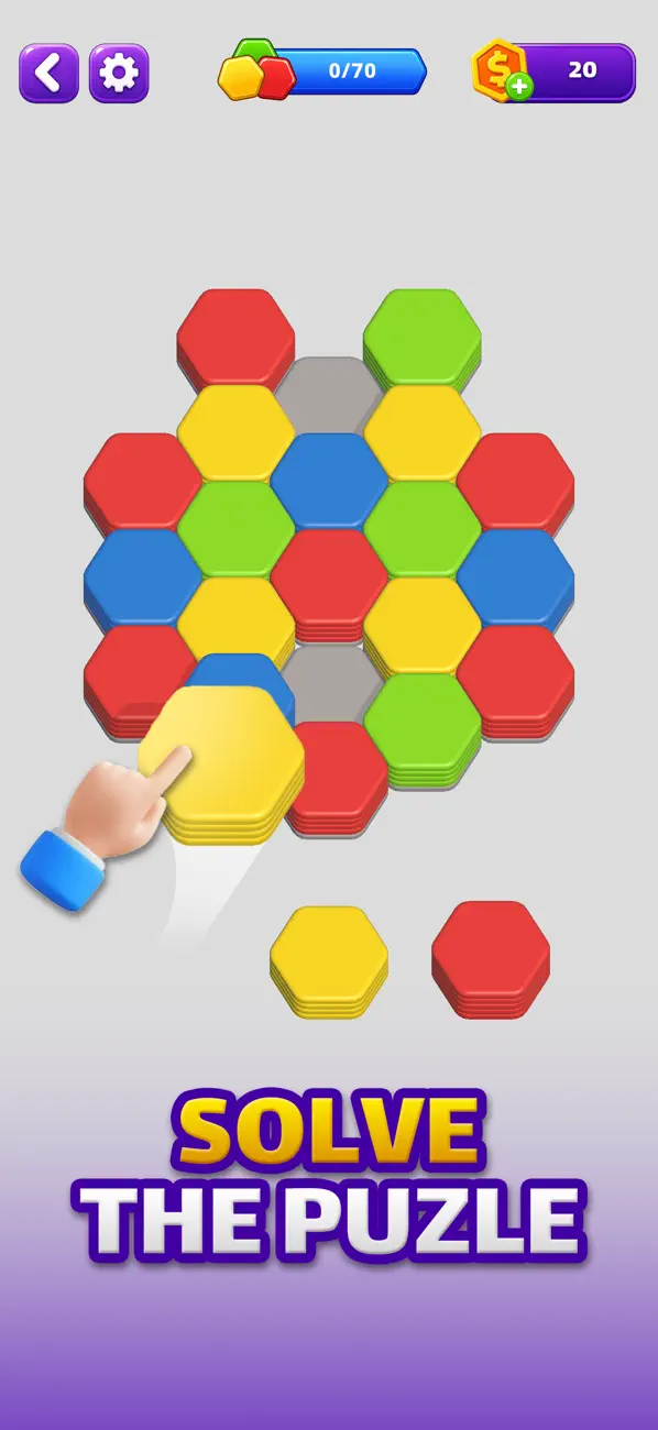 Hexa Puzzle: Color Merge