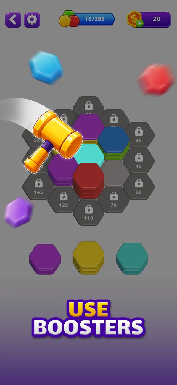 Hexa Puzzle: Color Merge