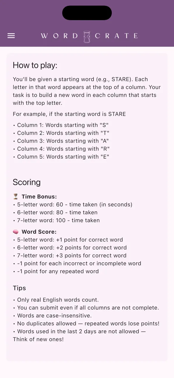 Word Crate