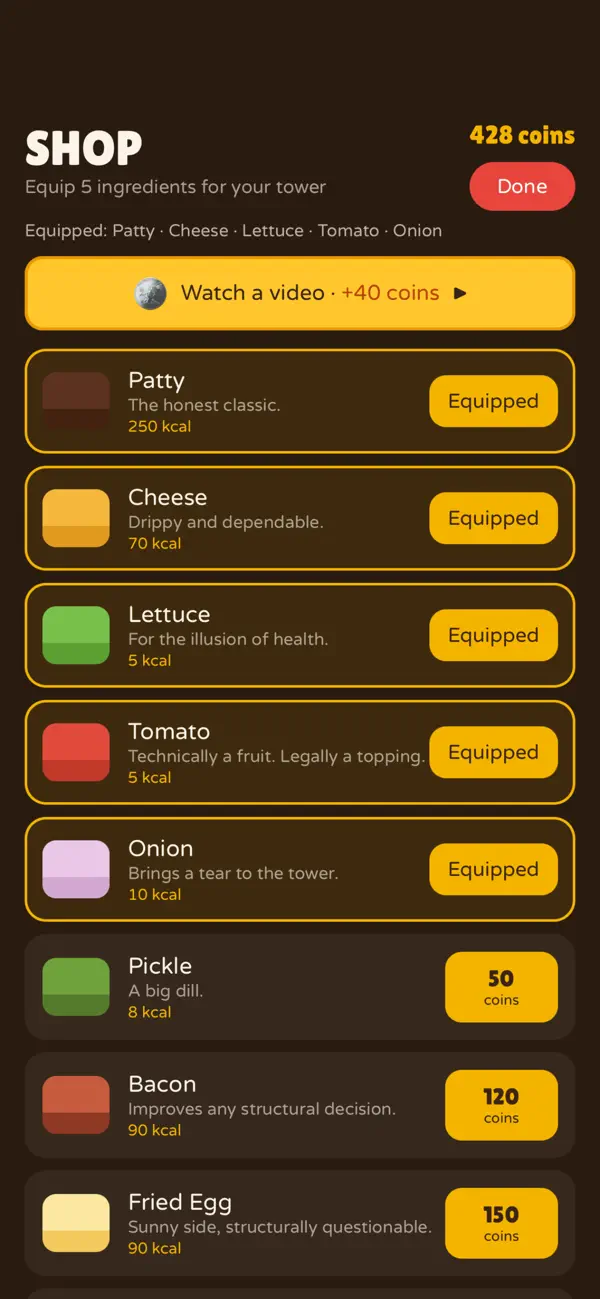 Burger Tower