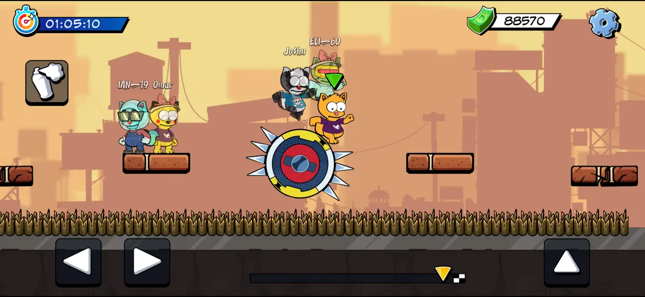 Crazy Cats: Multiplayer Racing