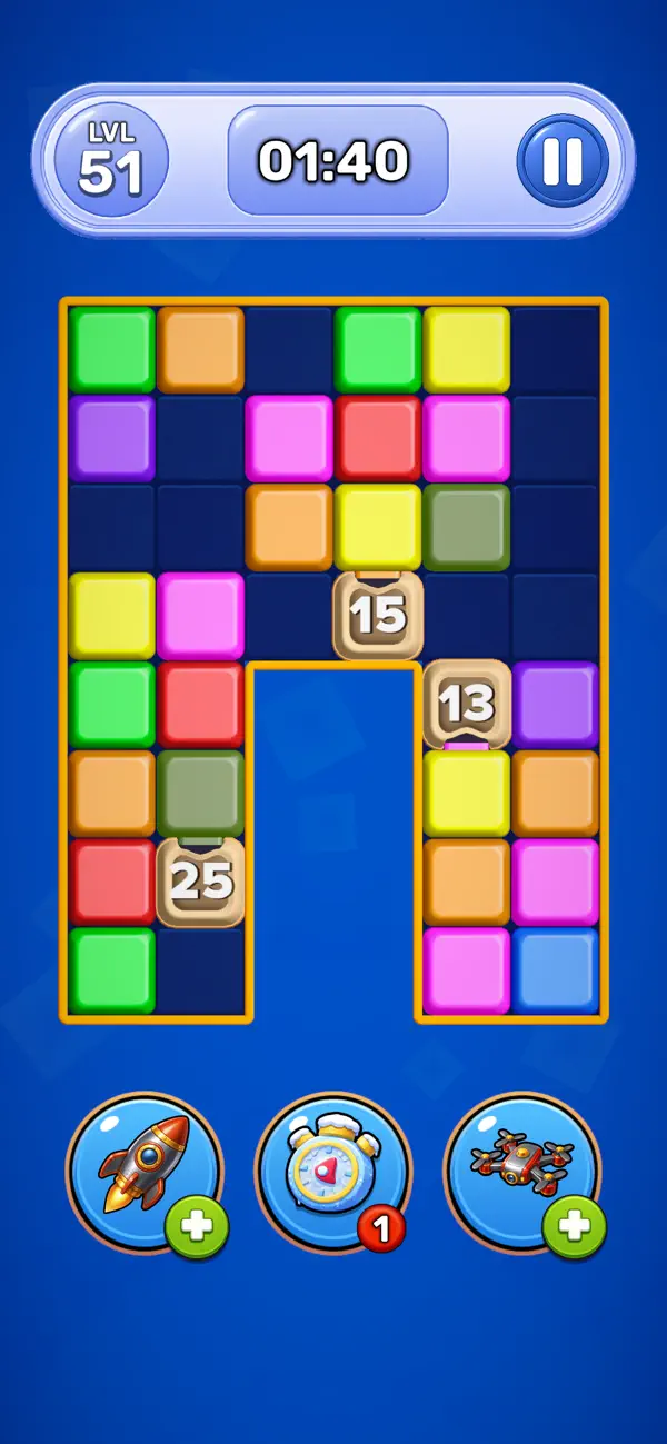 Triple Match Cube Puzzle