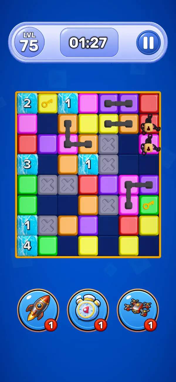 Triple Match Cube Puzzle