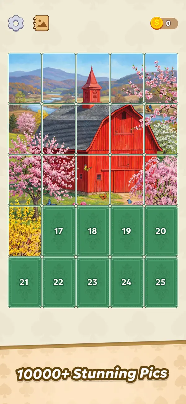 Jigsolitaire Master Puzzle