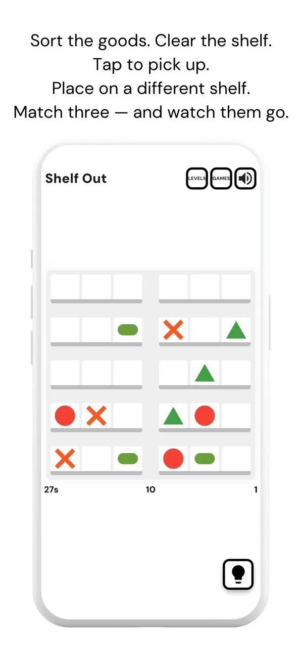 Shelf Out: Goods Sort Game
