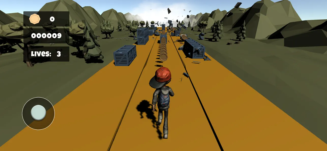 Racing down the wild road