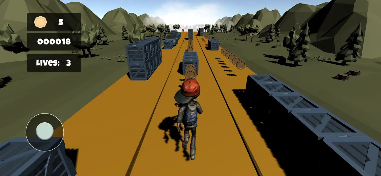 Racing down the wild road