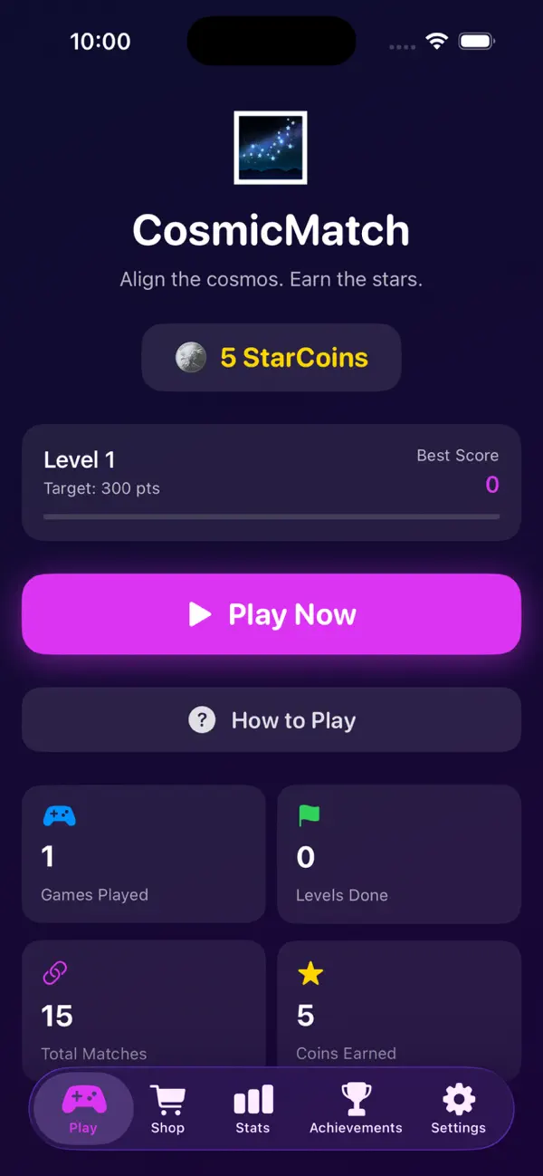 Cosmic Match Galaxy