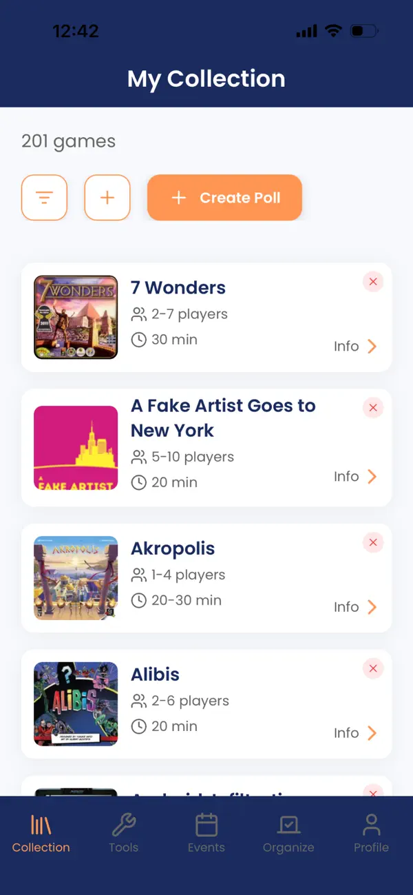 Klack: Game Night Planner