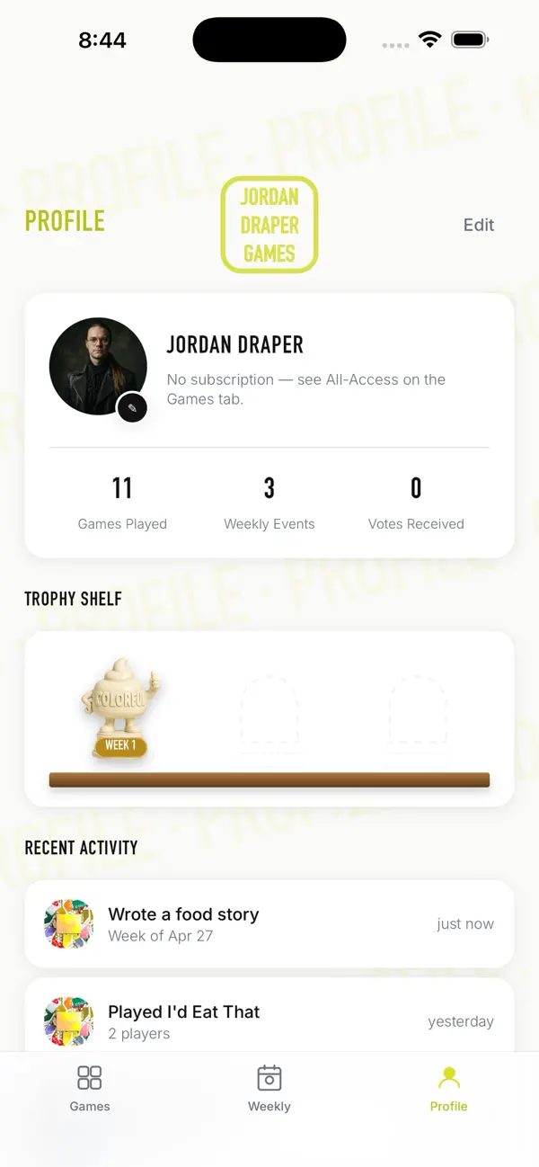 Jordan Draper Games