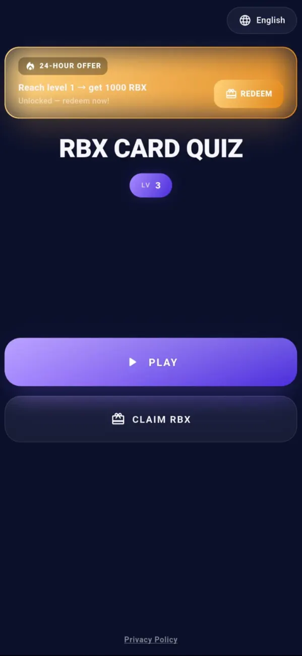 RBX Card Guess