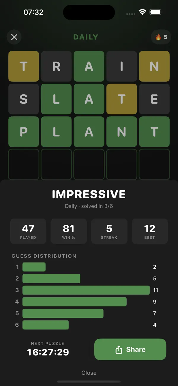 Lexicon — Daily Word Puzzle