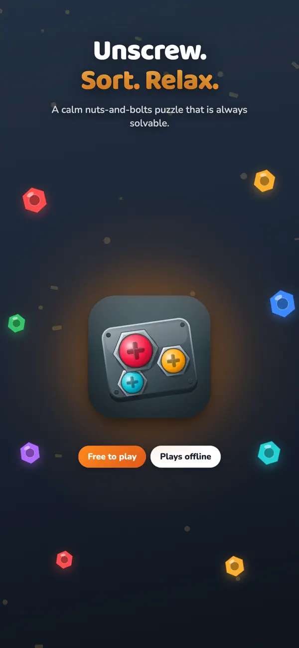 Bolt Out - Screw Sort Puzzle