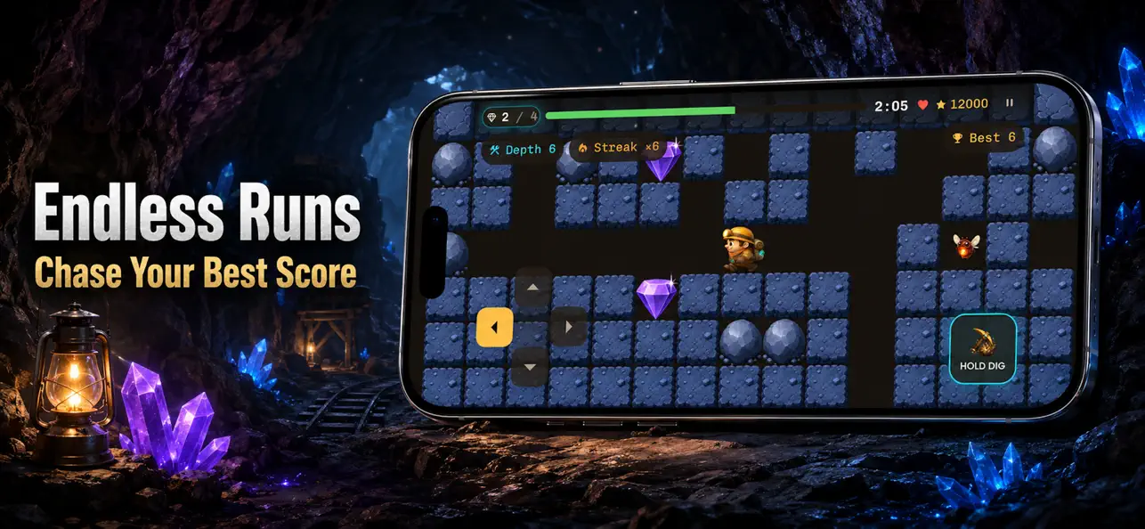 Gem Digger: Cave Quest