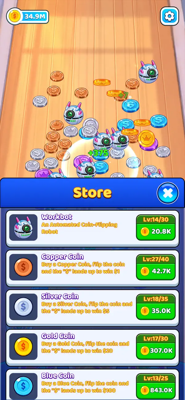 Idleva Coin Flipia