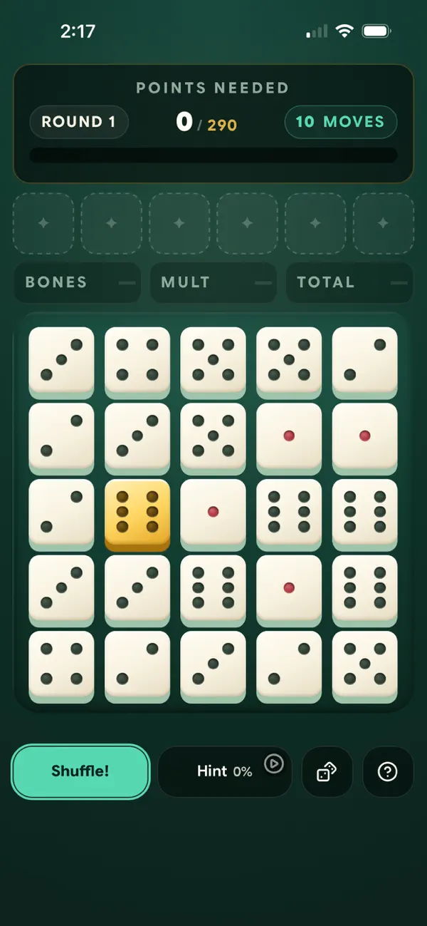 Dice Grid: Yatzy Puzzle