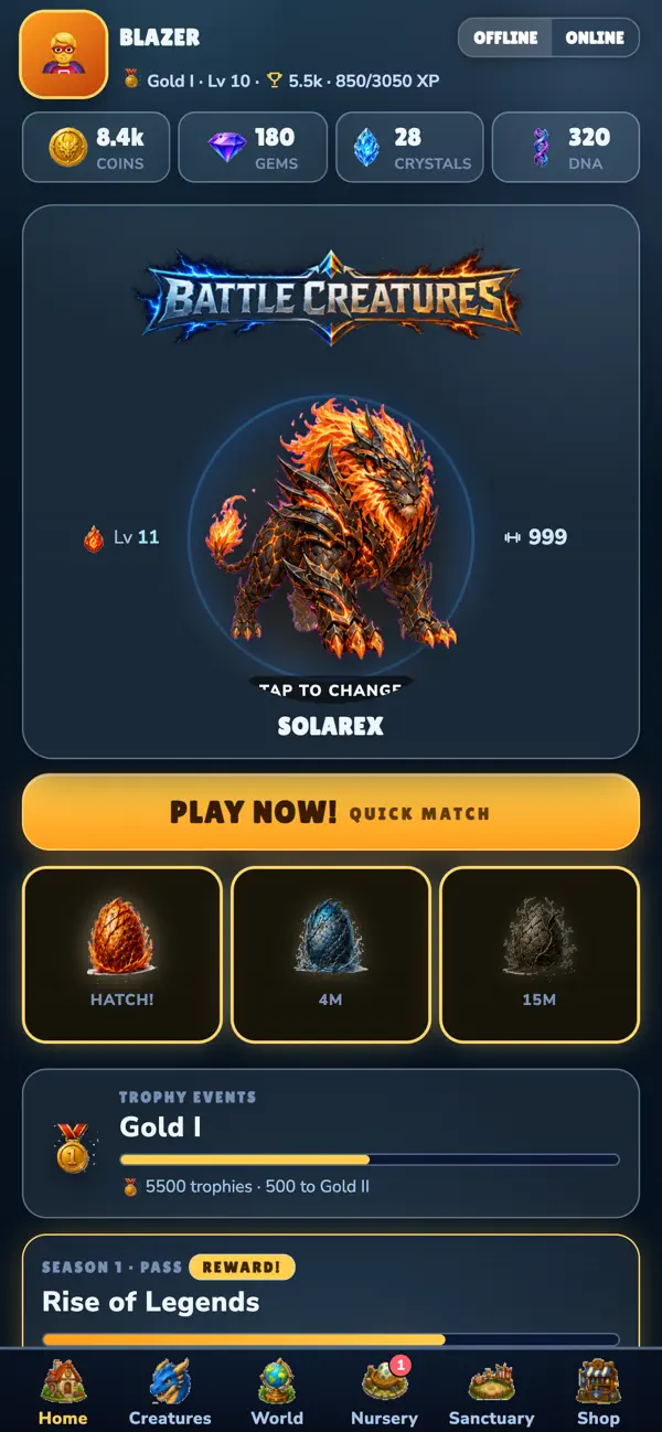 Battle Creatures