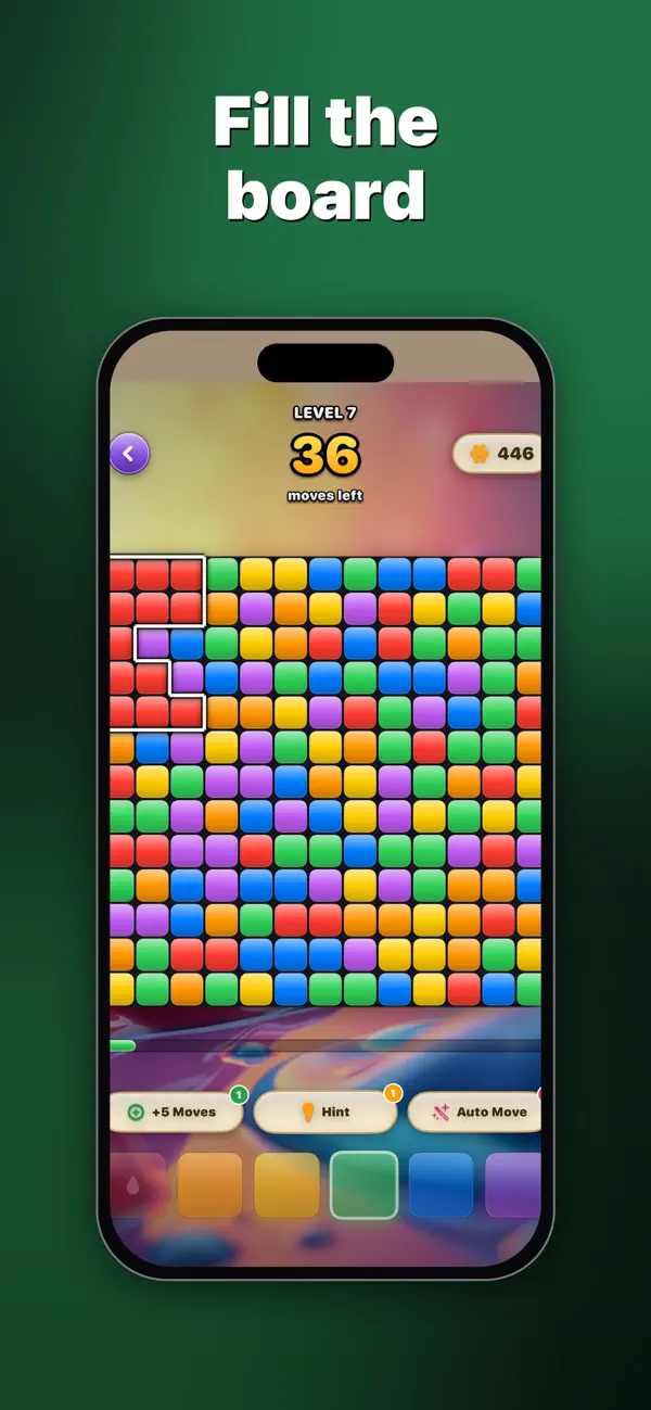 Color Flood Puzzle - Floodo