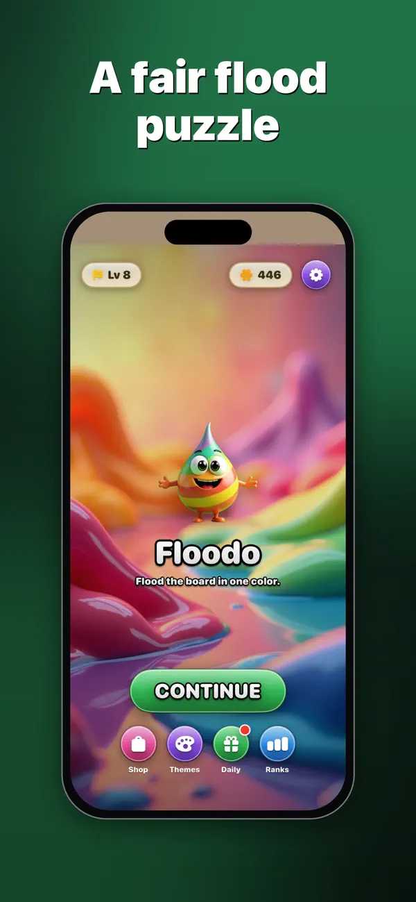 Color Flood Puzzle - Floodo