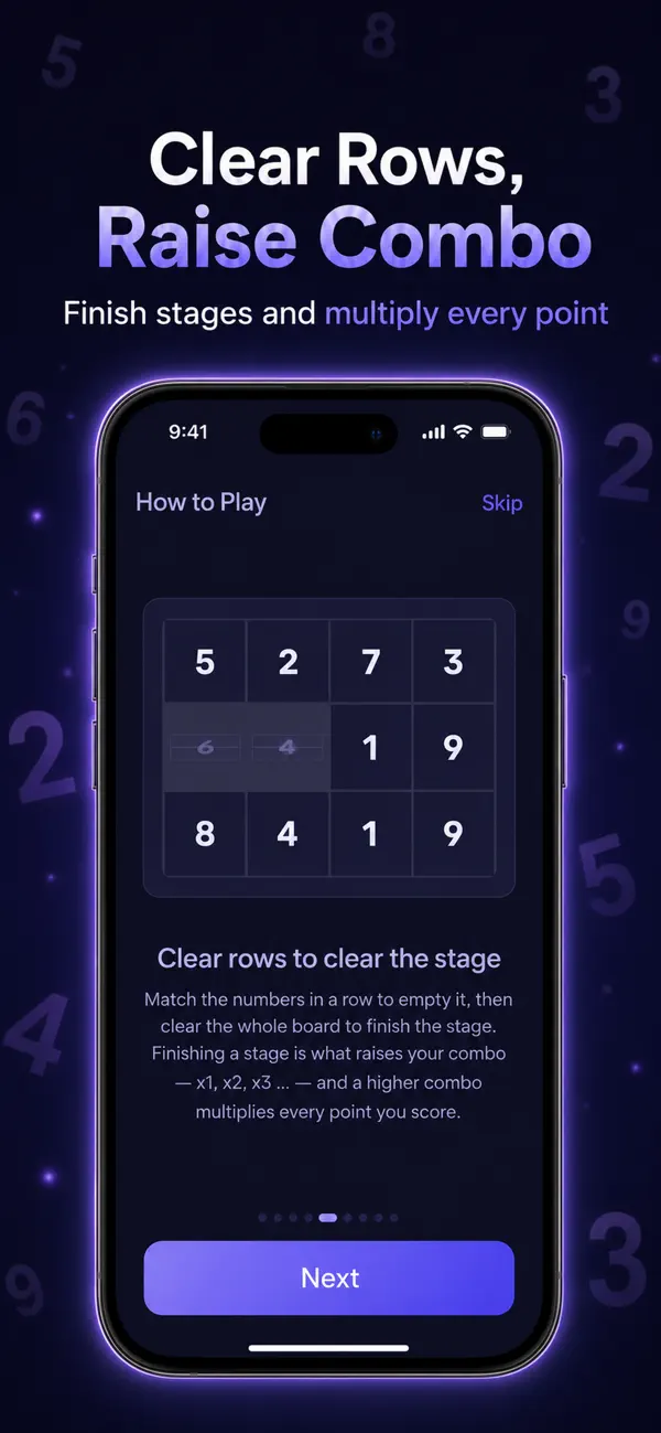 Number Match: Pair & Clear