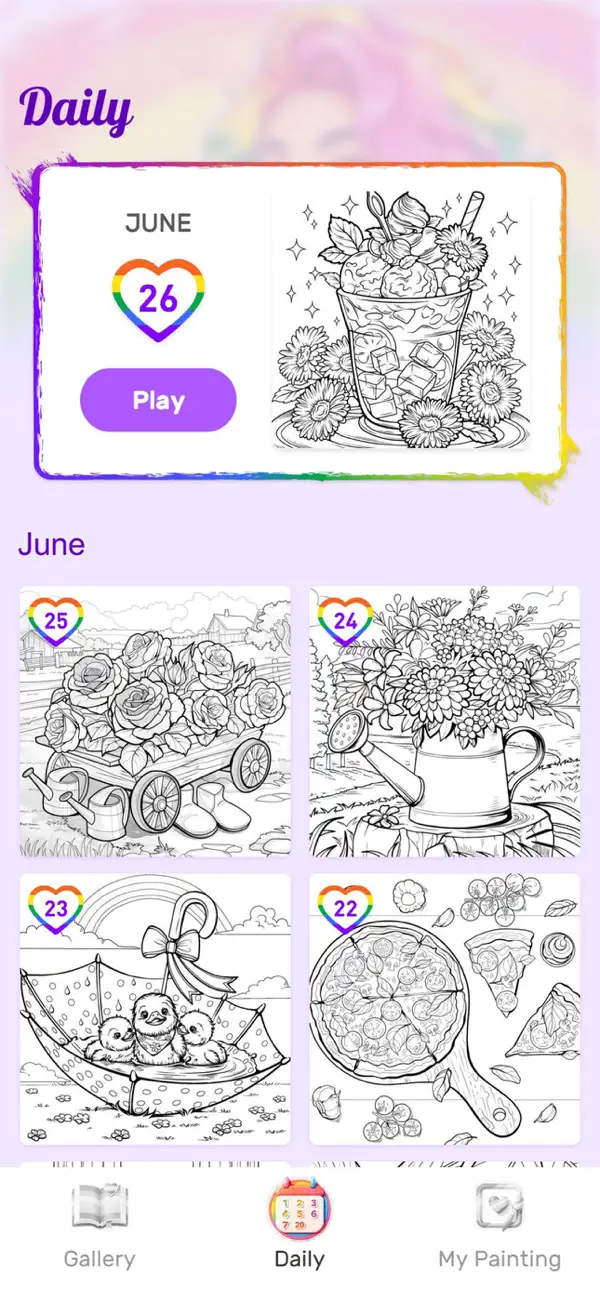 LGBT Color By Number Game