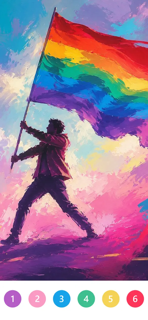 LGBT Color By Number Game