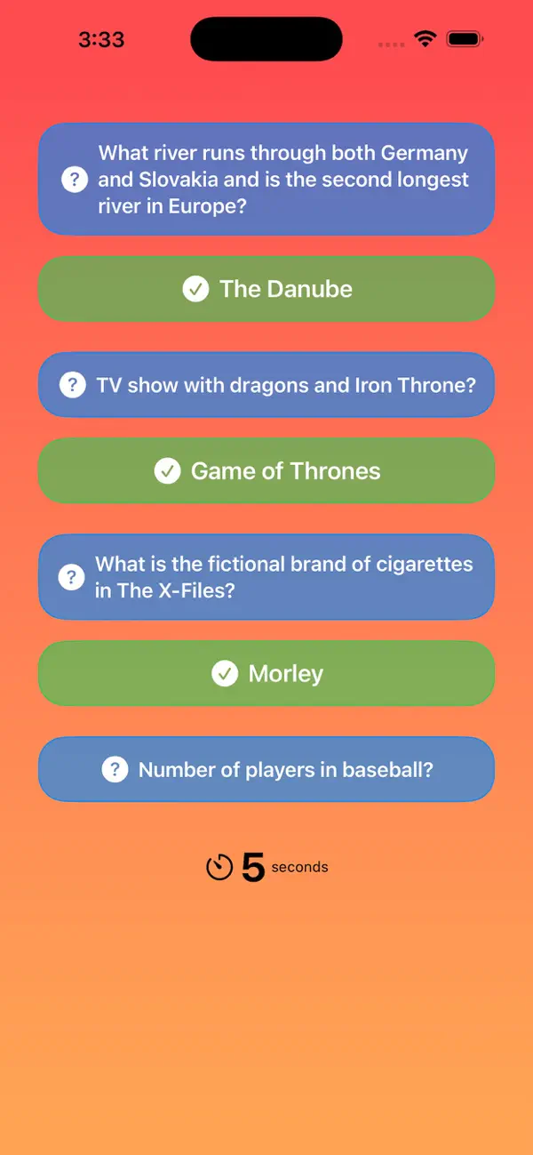 The Mini Quiz Show
