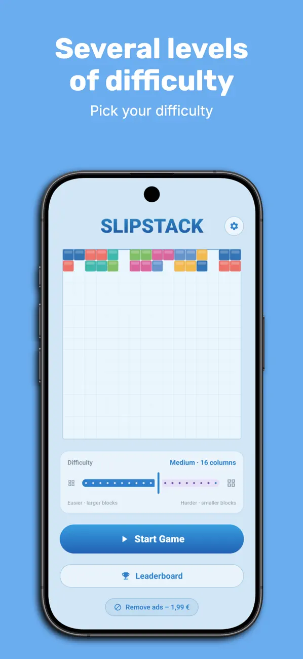 Slip and stack