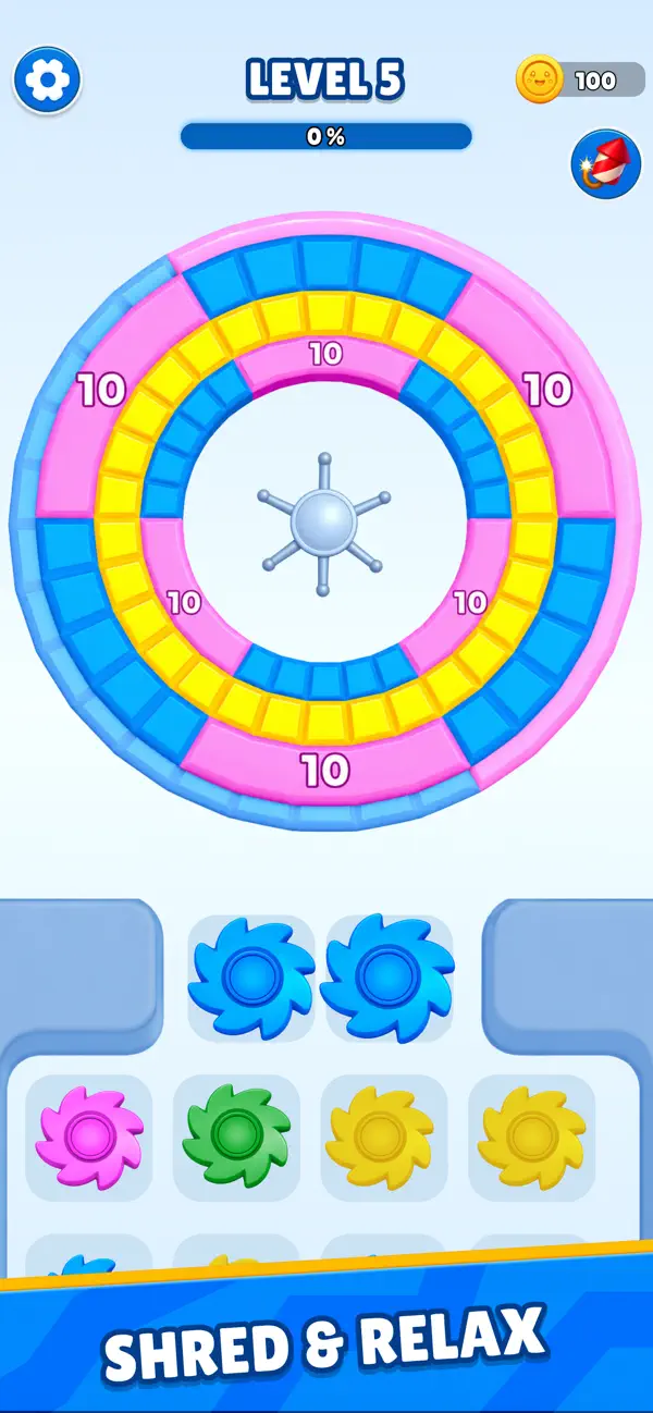 Cube Shred Color Sort Puzzle