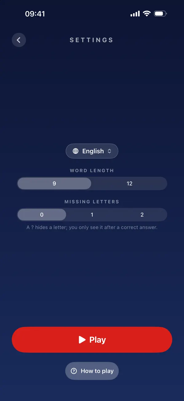 Pie Puzzle: Word Game