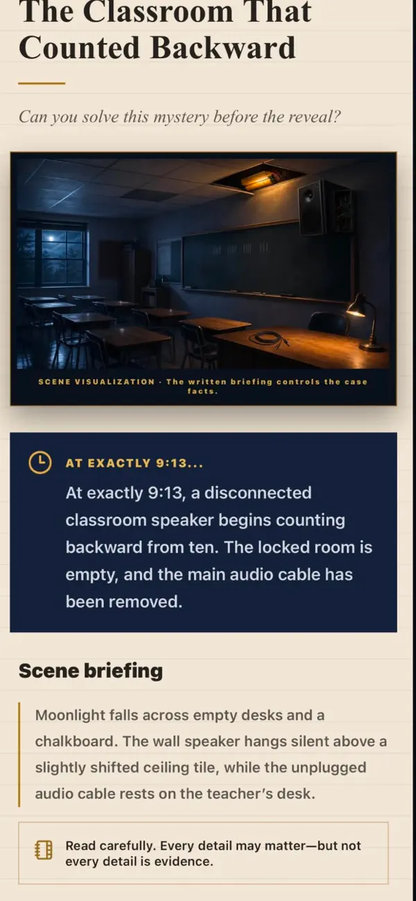 The 9:13 Case Files