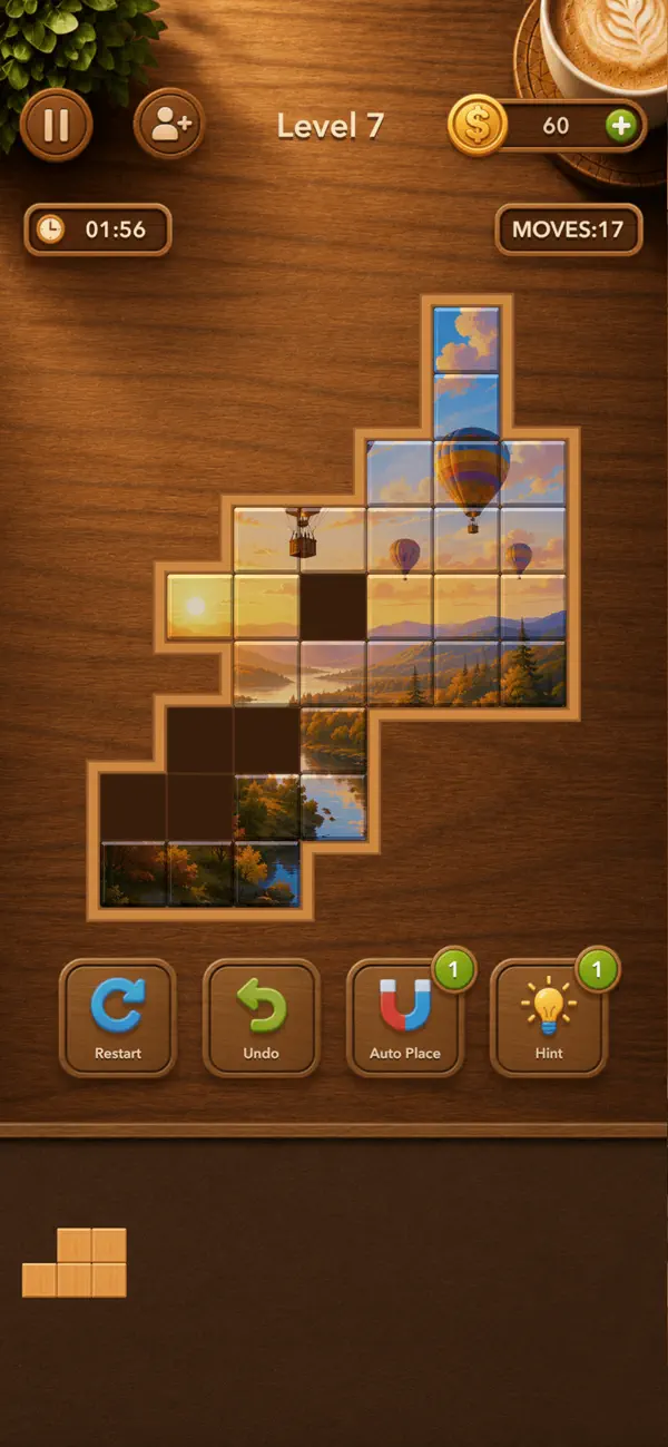 Wood Block Quest: Block Puzzle