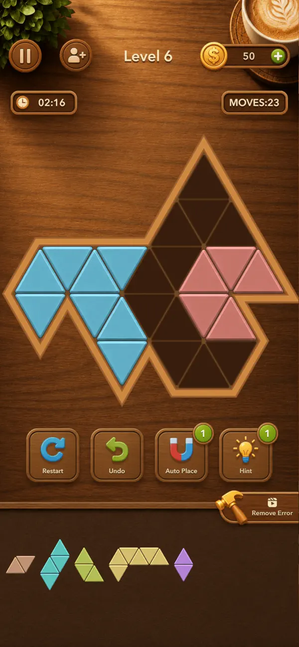 Wood Block Quest: Block Puzzle