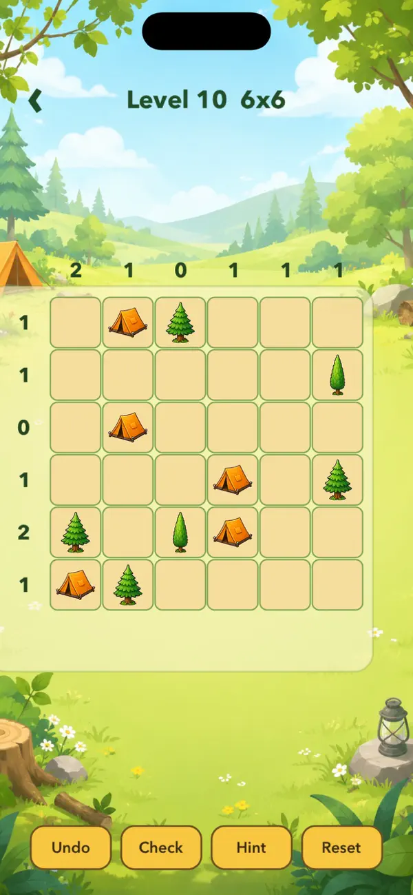 Tent Puzzle