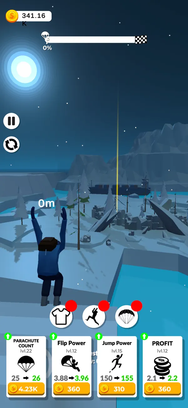 Idle Parachute Evolve Game
