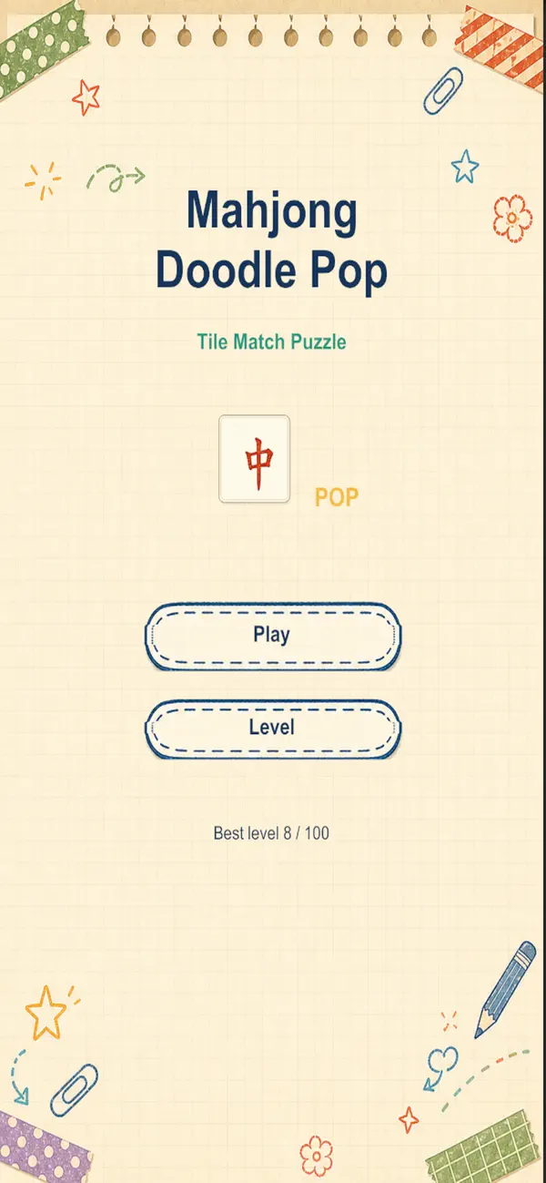 Mahjong Doodle Pop