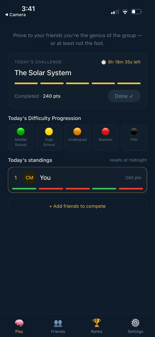 Knowledge Showdown