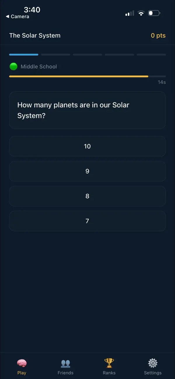 Knowledge Showdown